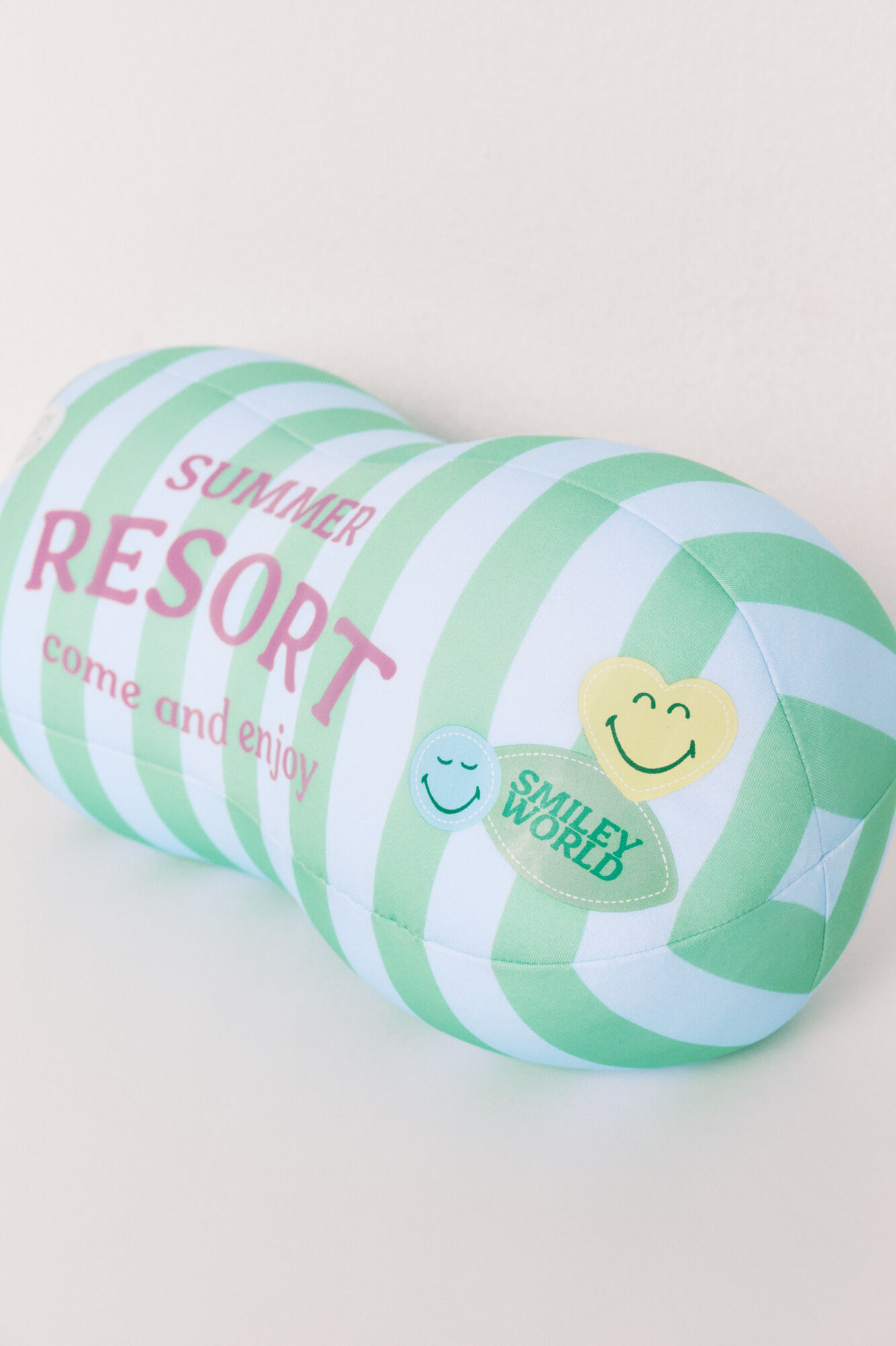 Women'secret Green striped SmileyWorld&reg; pillow