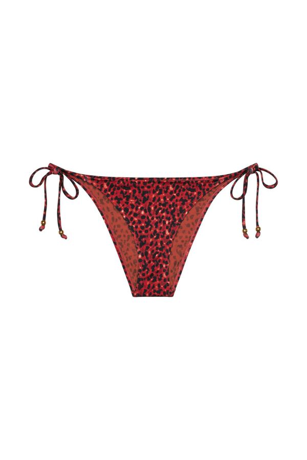 Triumph Braga bikini cl&aacute;sica lazos animal print estampado