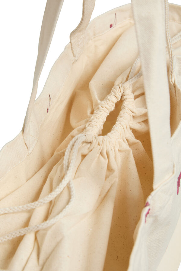 Pieces Sac fourre-tout en coton biologique blanc