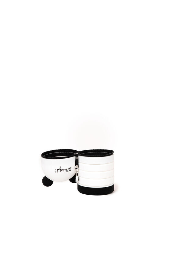 Mr. Wonderful Estuche de silicona extensible - Panda estampado