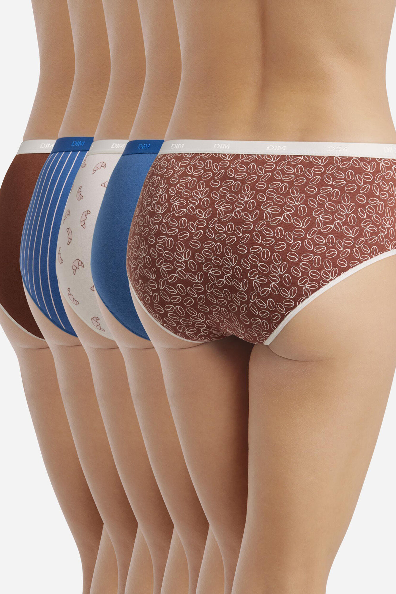 DIM Pack de 5 b&oacute;xers DIM Pockets Coton