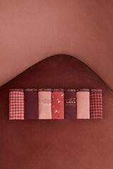 Womensecret Pack de 7 cuecas de algodão La Vecina Rubia rosa
