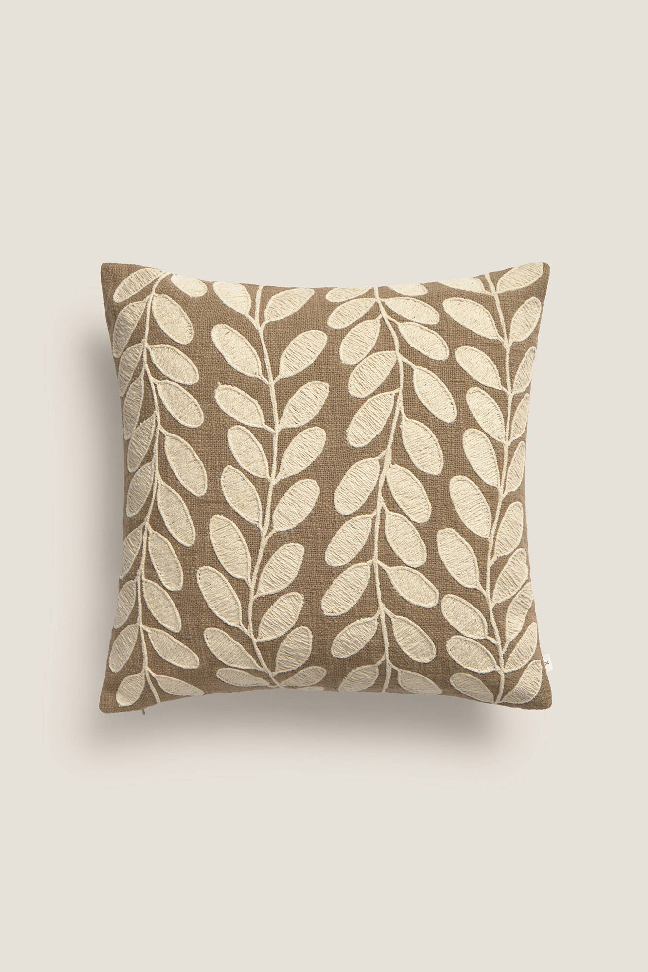 Textura Capa de almofada de algod&atilde;o bordada