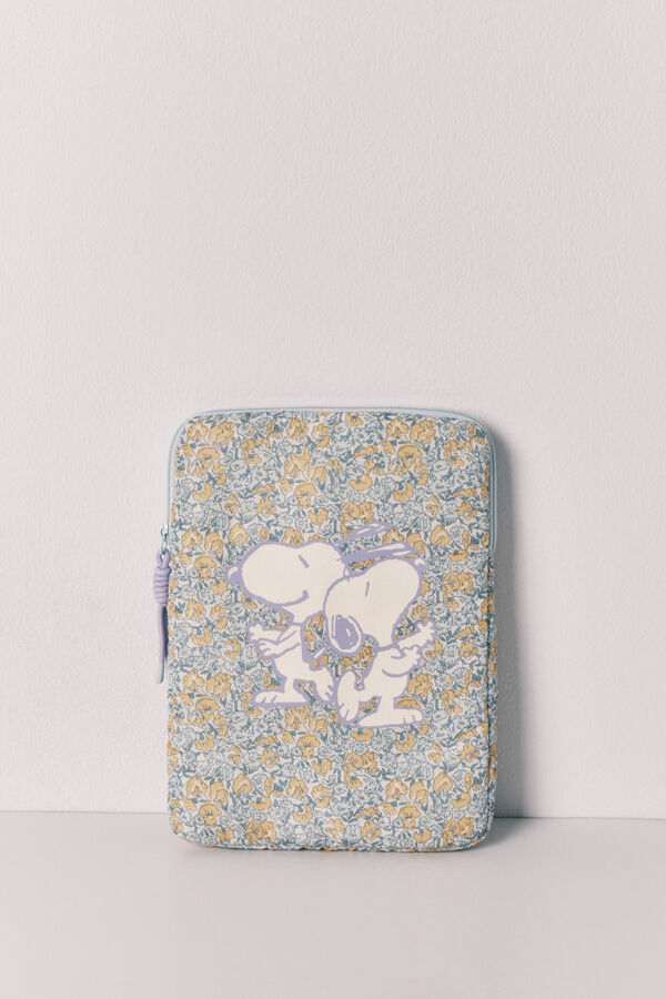 Women'secret Housse de tablette &agrave; petites fleurs Snoopy imprim&eacute;