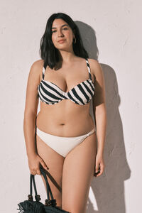 Women'secret Top biqu&iacute;ni alta capacidade estampado zebra