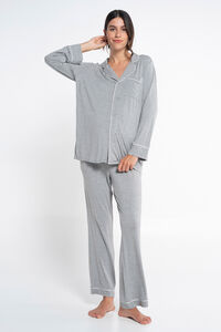 Ohma! Langarm-Hemd-Pyjama