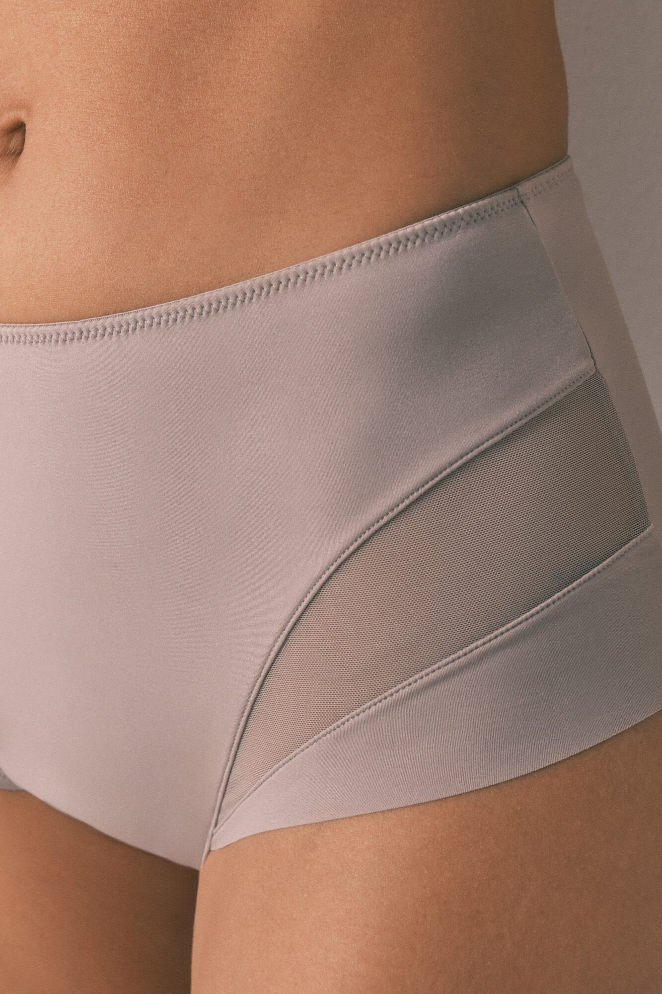 Women'secret Grey high-waisted shaping panty 