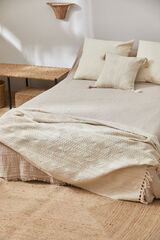 Womensecret Chicago ecru cotton jacquard bedspread Žuta