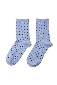 Womensecret Punkten / Tupfen Socken mit Lurex Blau