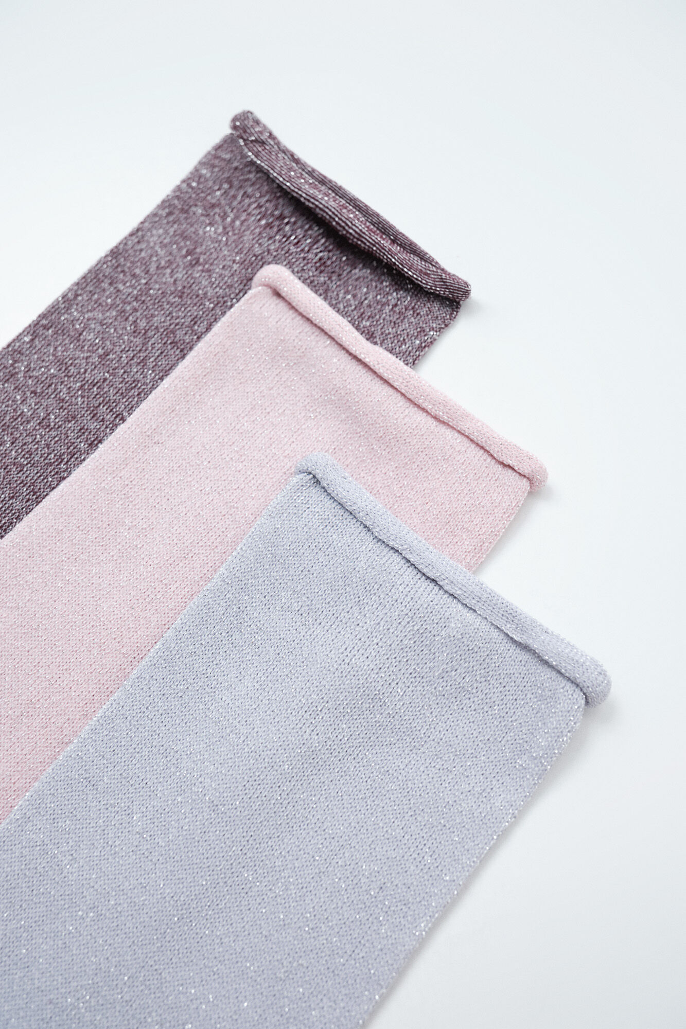 Women'secret Pink, lilac and maroon 3-pack long socks