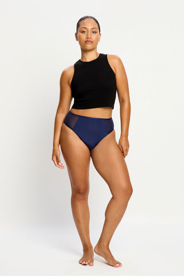 Modibodi Braga menstrual cl&aacute;sica azul azul