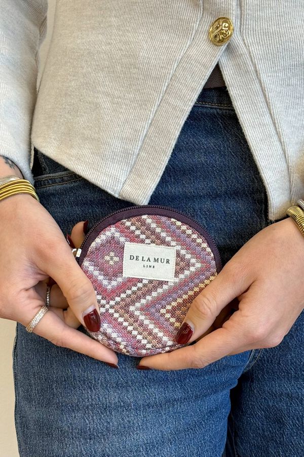 De La Mur Monedero Redondo Nana morado/lila