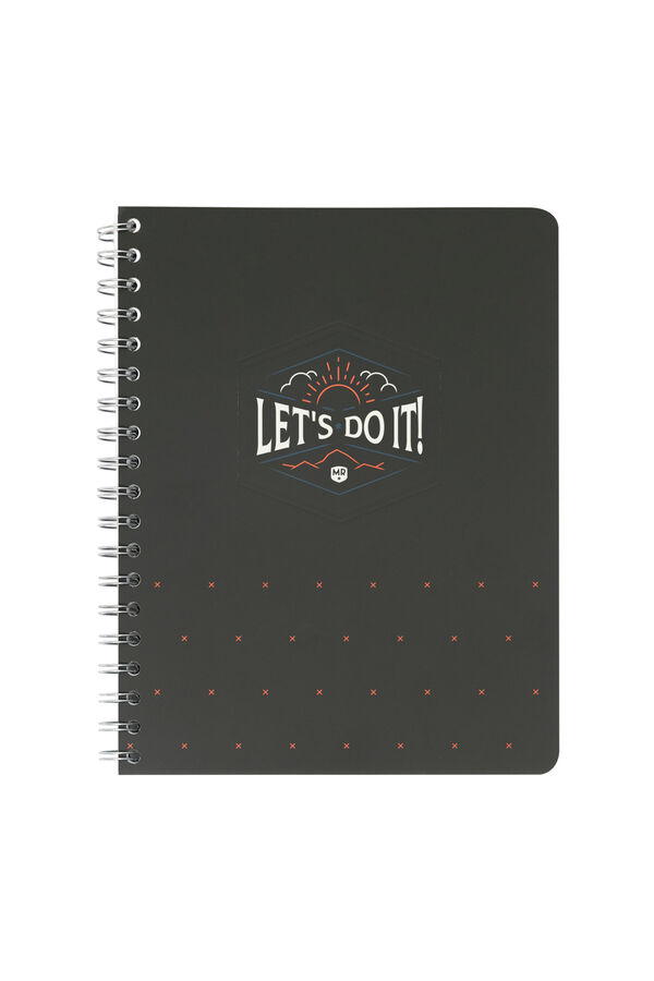 Womensecret Notebook - Let's do it! Crna