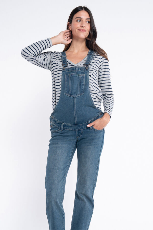 Ohma! Peto premamá straight fit azul