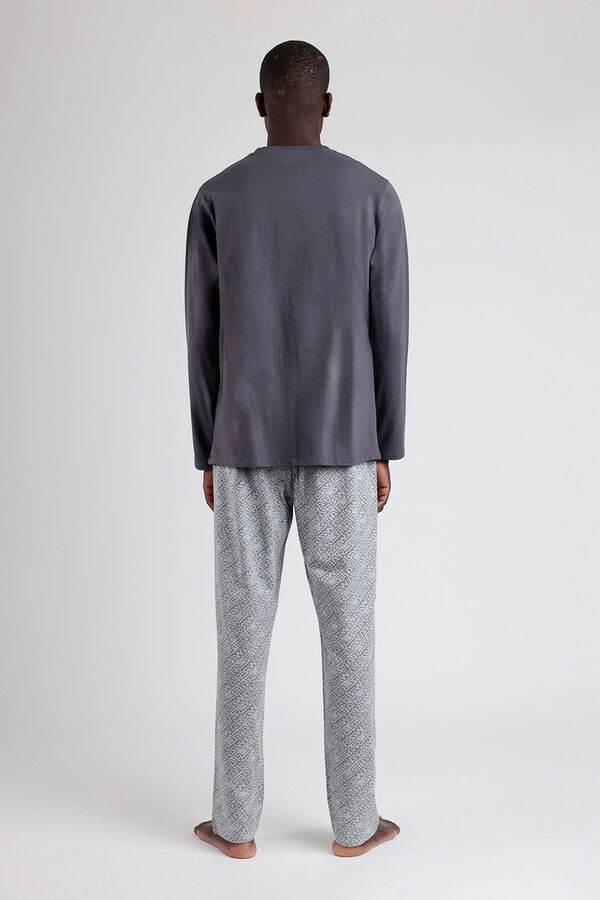 Admas Pijama largo Boba Fett para hombre gris