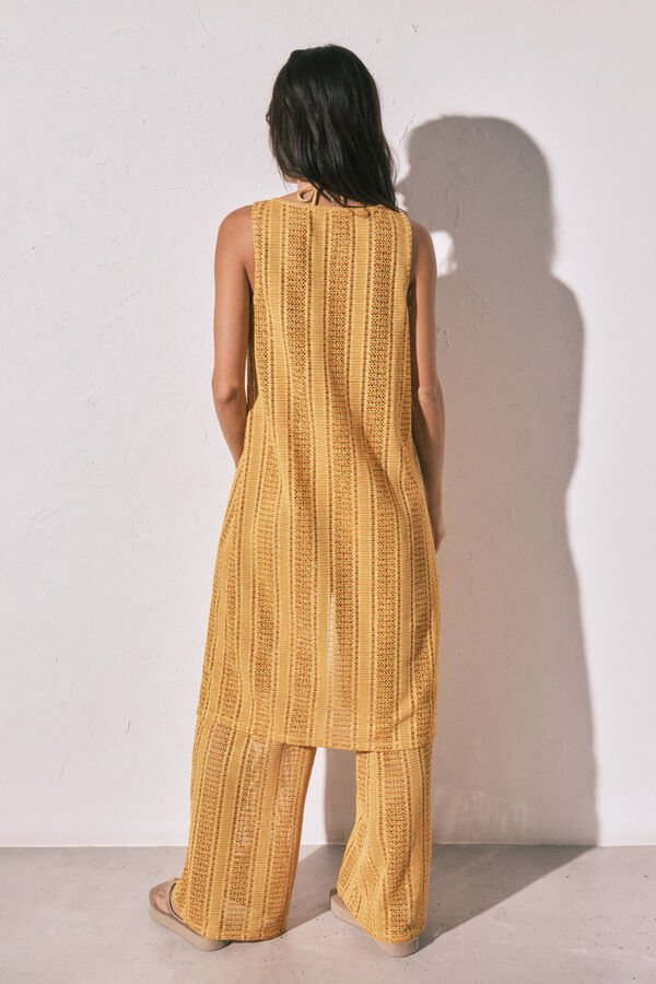 Women'secret Multicoloured crochet long open tunic printed