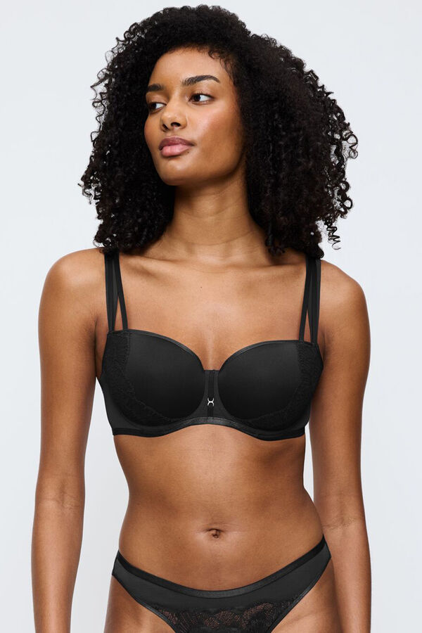 Triumph Soutien com aro balconette preto