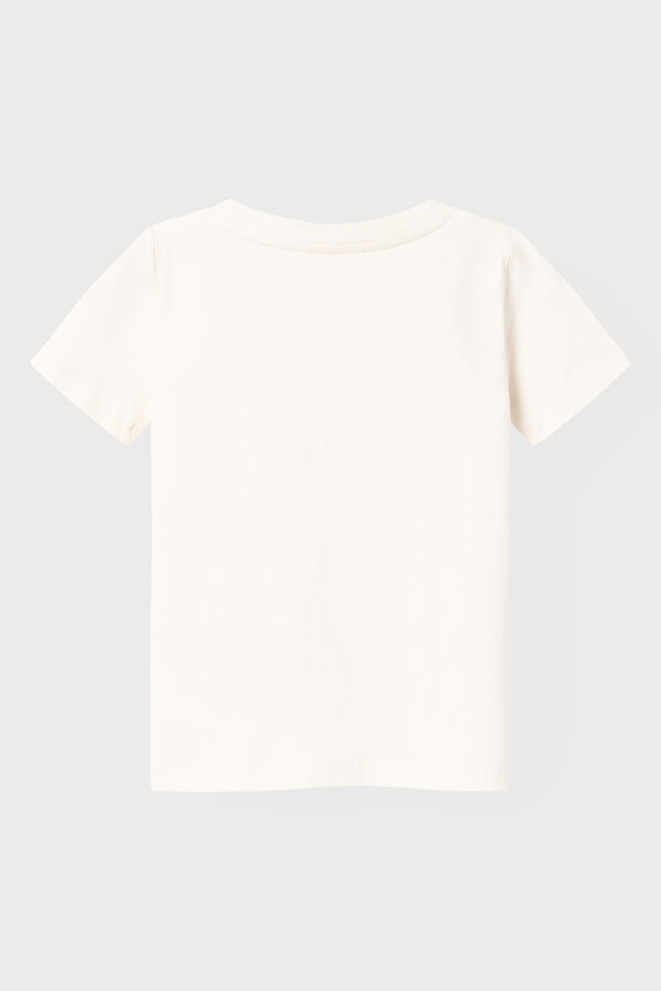 Womensecret Boys' short-sleeved Mickey Mouse T-shirt blanc