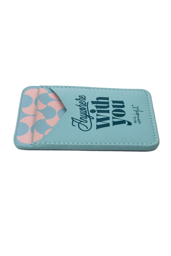 Womensecret Adhesive card holder for phone - Anywhere with you estampado