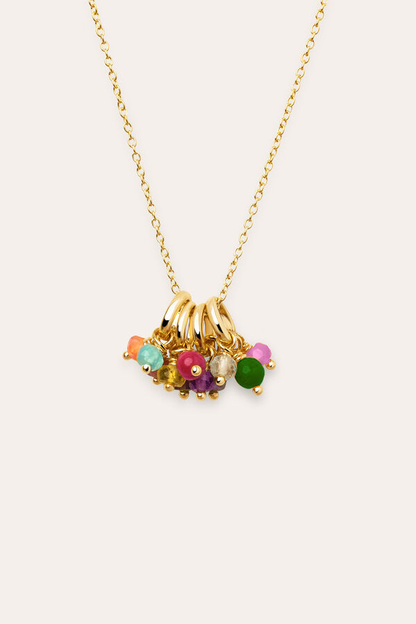 Womensecret Amulet True Colours gold-plated necklace mit Print