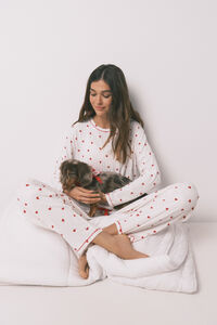 Women'secret Mickey Cherry print long pyjamas