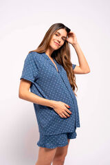 Womensecret Tie style print nursing pyjama suit set S uzorkom