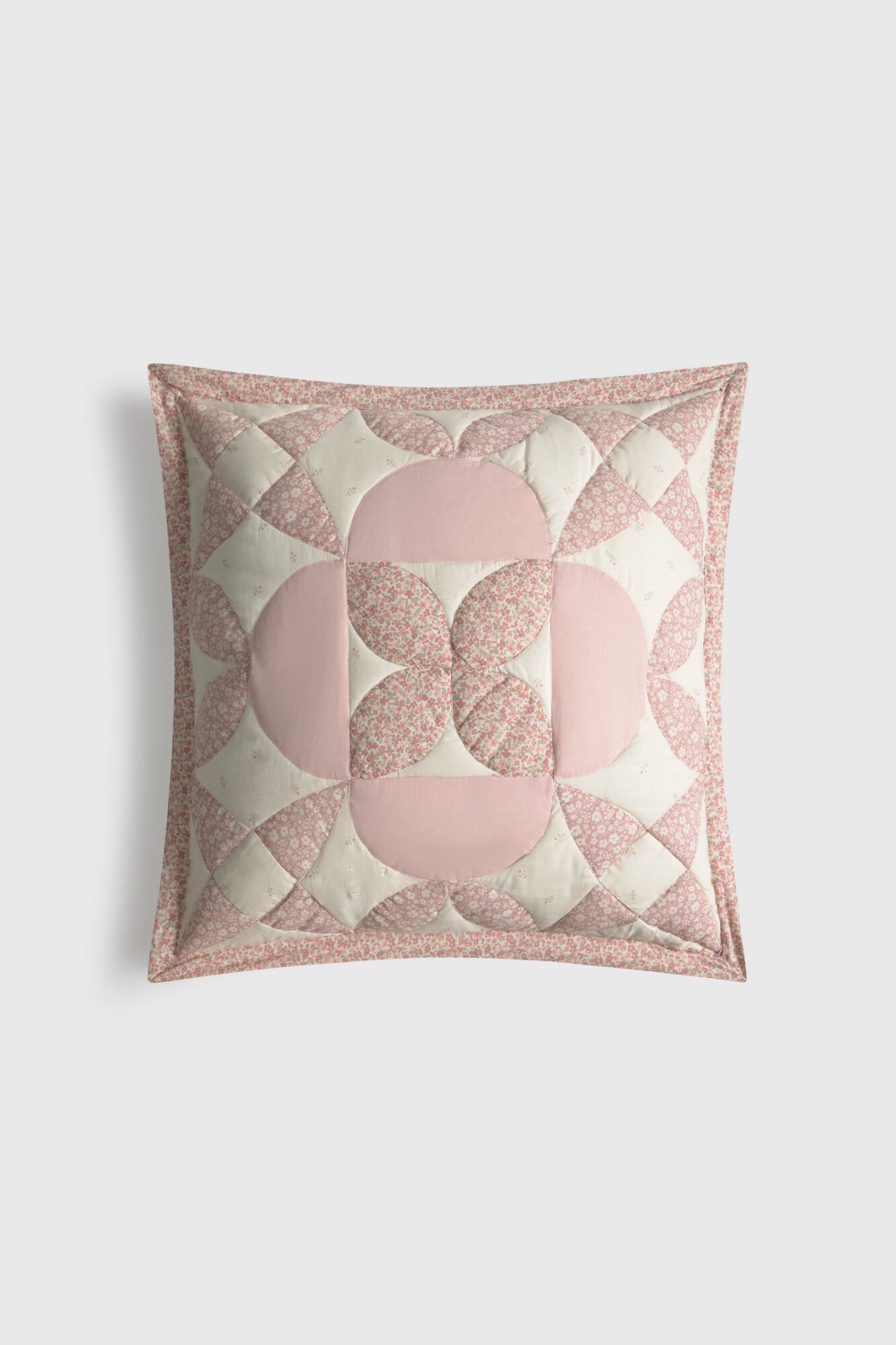 Textura Traditioneller Patchwork-Kissenbezug