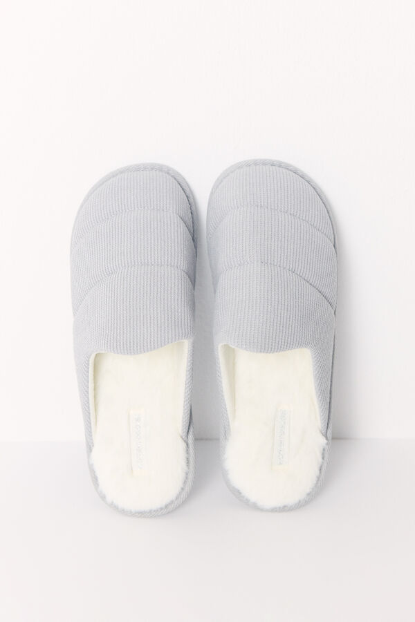 Womensecret Chaussons fermés gris gris