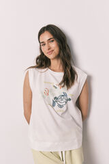 Women'secret Kratka pidžama bez rukava Little Miss&trade; Bež