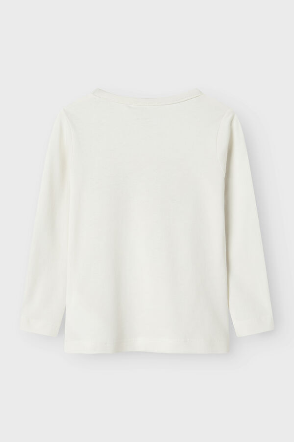Name it Camiseta manga larga coraz&oacute;n ni&ntilde;a blanco