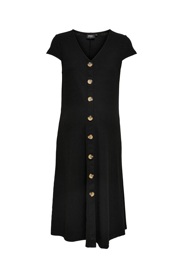 Womensecret Midi maternity dress with buttons black