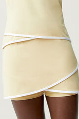 Womensecret Yellow Soft/White Smash skirt rávasalt mintás