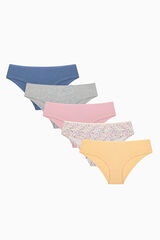 Penti Pack of 5 hipster panties Print