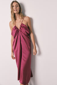 Women'secret Long nightgown with ruched straps