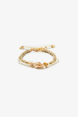 Vilanova Natural Shell Pie Bracelet Pack printed