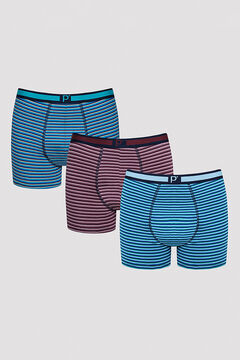 Womensecret Striped 3 Pack Boxer printed