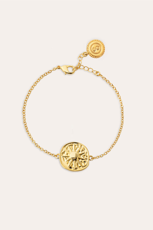 Womensecret Solstice Sun gold-plated bracelet Žuta