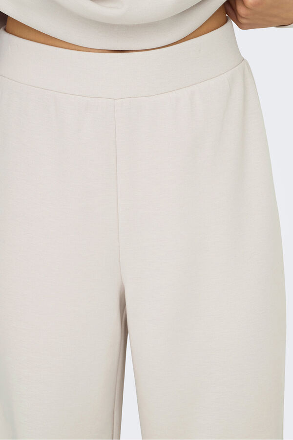 Only Play Lange Hose mit weitem Bein Grau