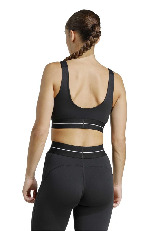 Adidas Sujetador deportivo casual Hyperglam negro