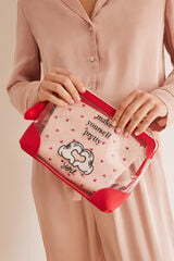 Womensecret Pakiranje od 2 toaletne torbice sa srcima Ružičasta