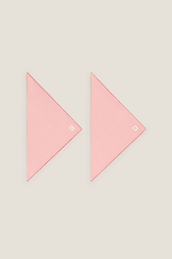 Womensecret Set of 2 plain napkins rózsaszín