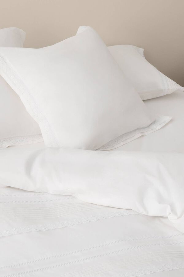 Textura Textured duvet cover white