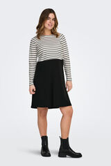 Only Maternity Vestido corto maternity y lactancia negro