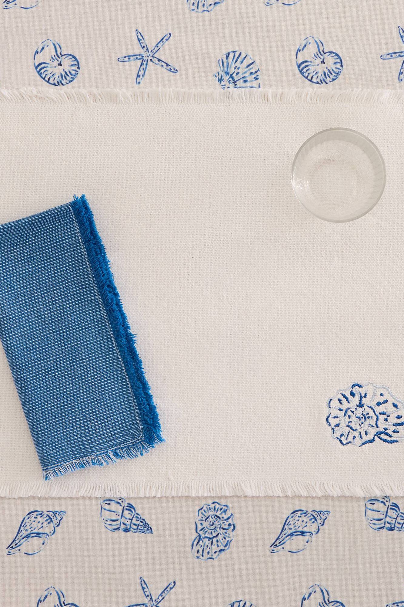 Textura Besticktes Tischset