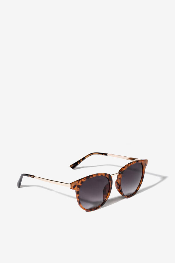 Womensecret Round sunglasses marron
