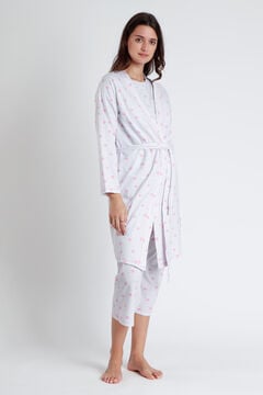 Womensecret DISNEY Dalmatians long-sleeved maternity robe for women white