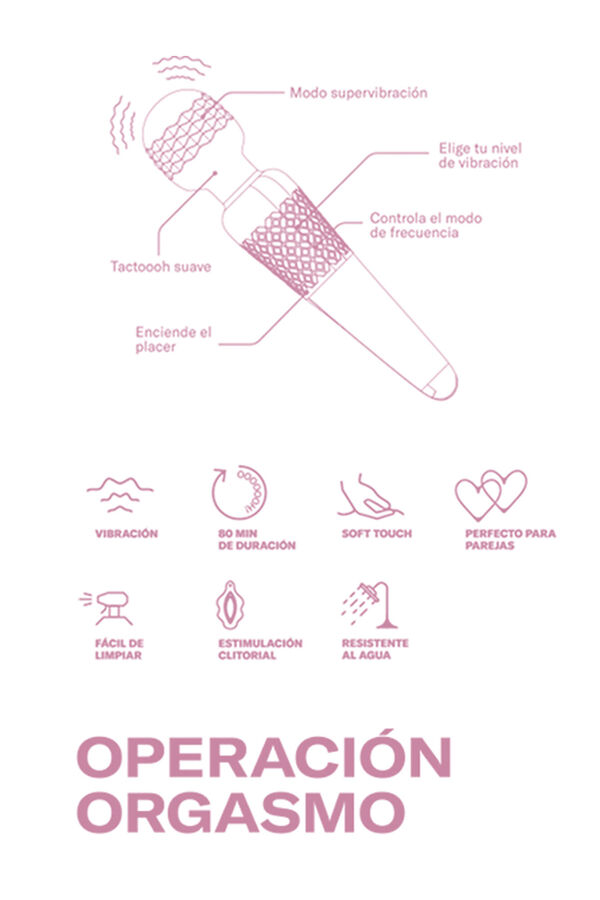 Womensecret OOOH OPERACION ORGASMO LILA - vibrador rosa