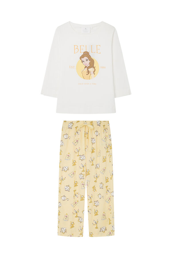 Womensecret Pyjama 100 % coton Disney Belle beige