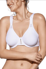 Selene Minimizing bra with underwired white