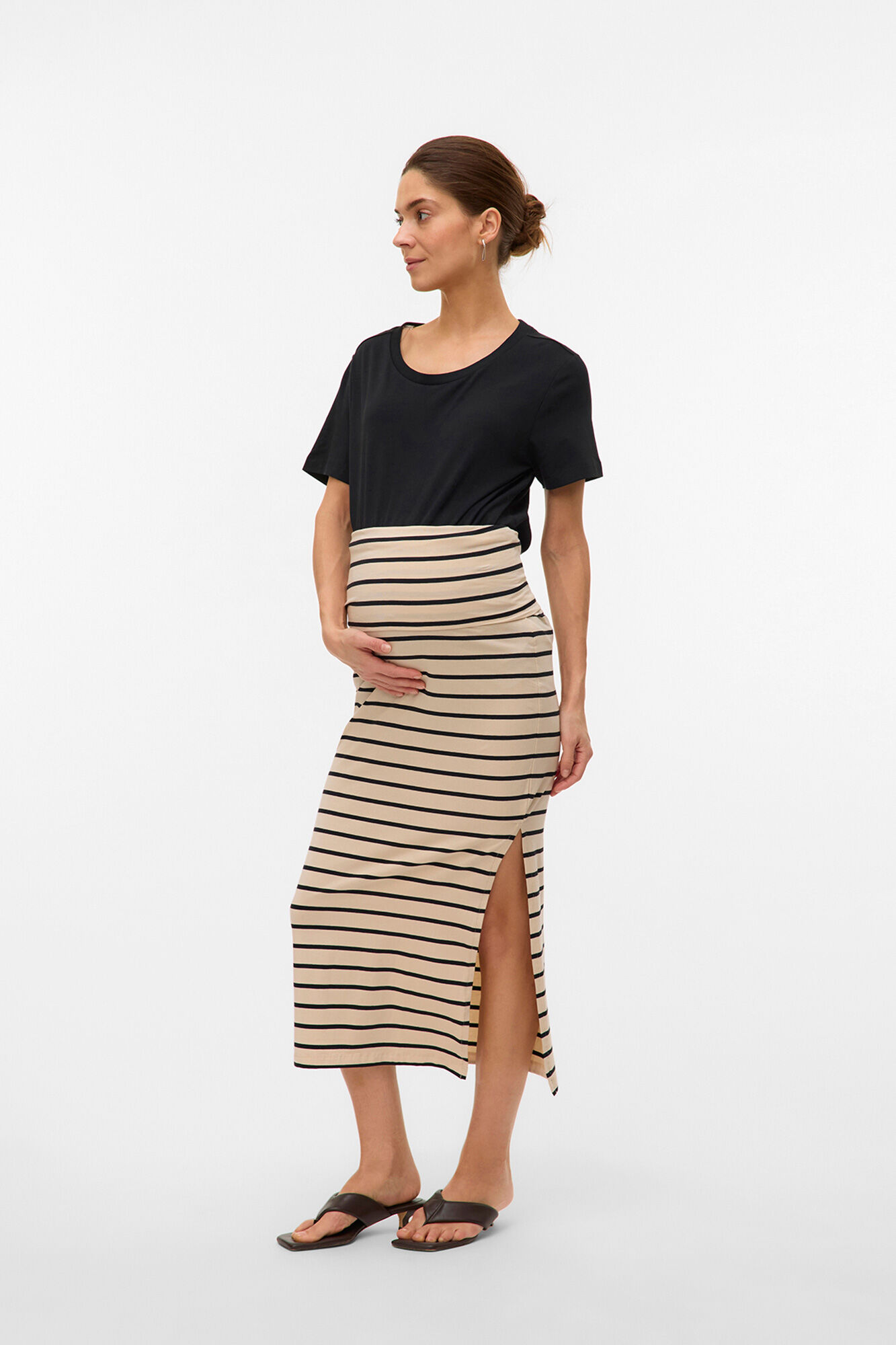 Mamalicious Falda larga algod&oacute;n maternity